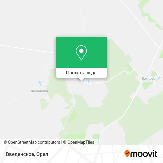 Карта Введенское