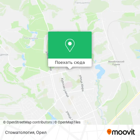 Карта Стоматология