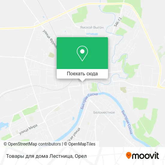 Карта Товары для дома Лестница