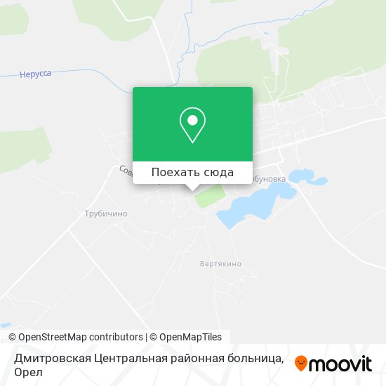 Карта Дмитровская Центральная районная больница