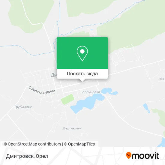 Карта Дмитровск