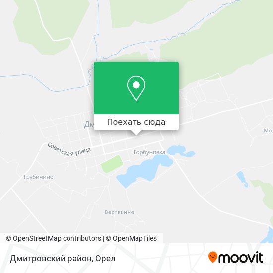 Карта Дмитровский район
