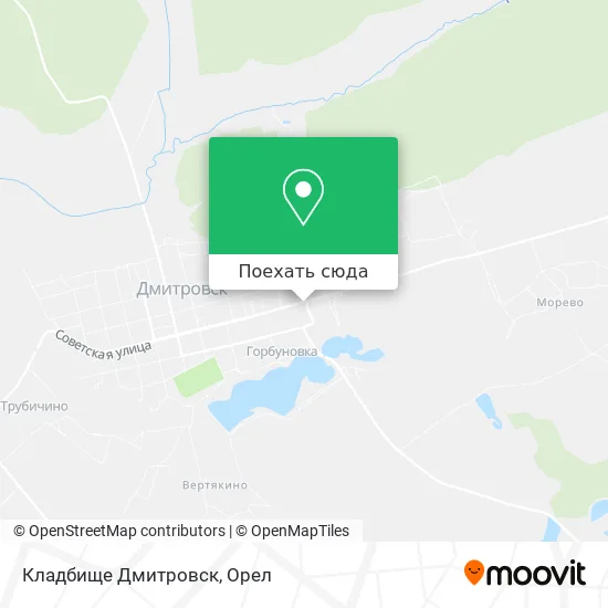 Карта Кладбище Дмитровск