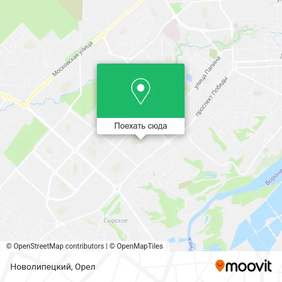 Карта Новолипецкий