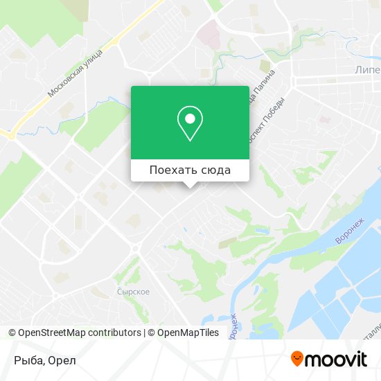 Карта Рыба