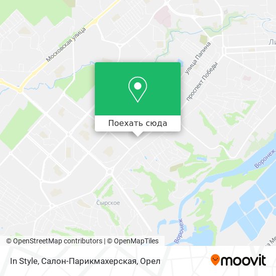 Карта In Style, Салон-Парикмахерская