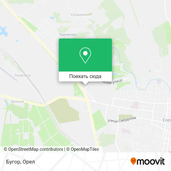 Карта Бугор