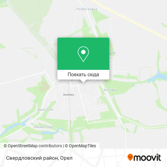 Карта Свердловский район