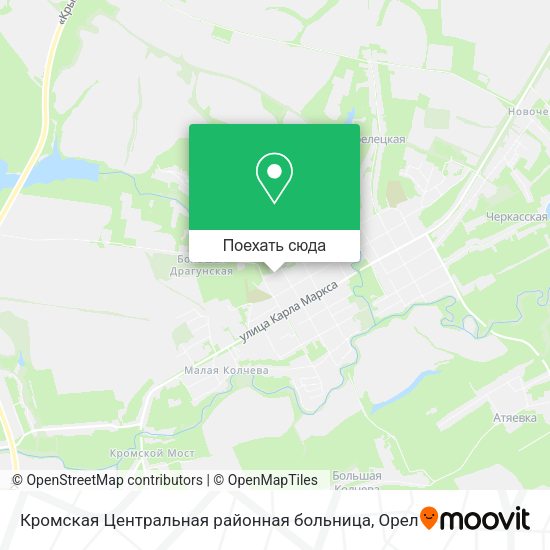 Карта Кромская Центральная районная больница