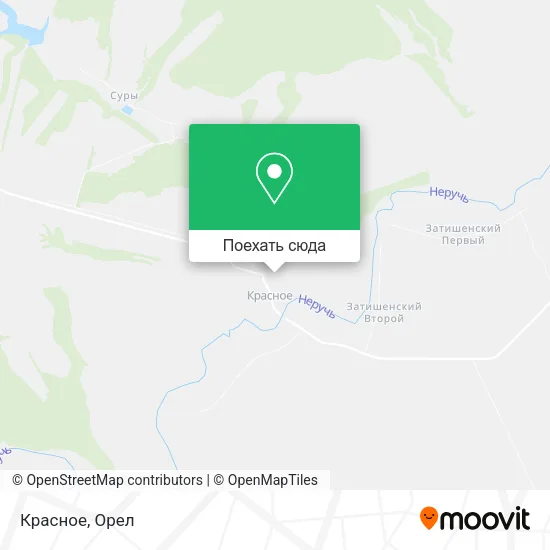 Карта Красное