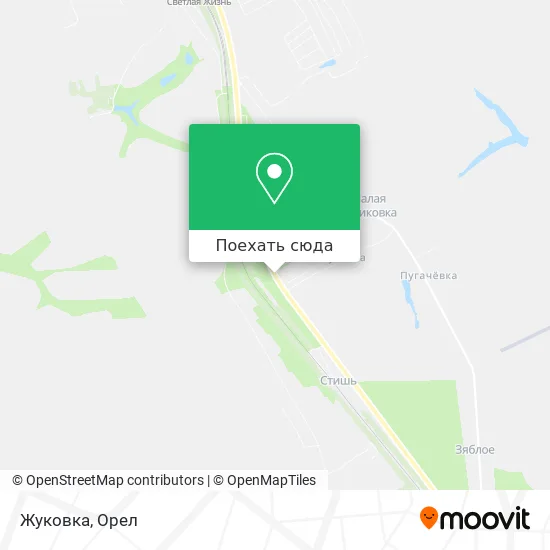 Карта Жуковка