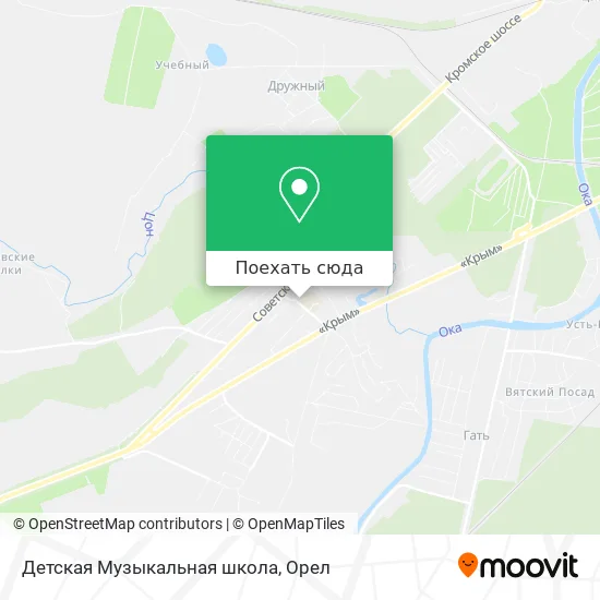 Карта Детская Музыкальная школа