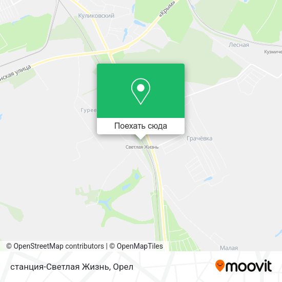 Карта станция-Светлая Жизнь