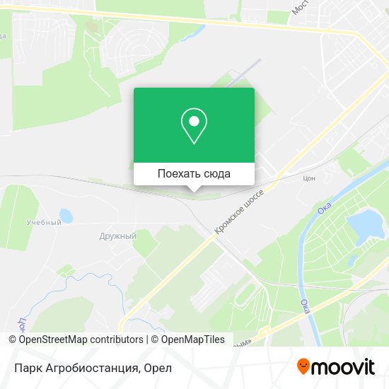 Карта Парк Агробиостанция