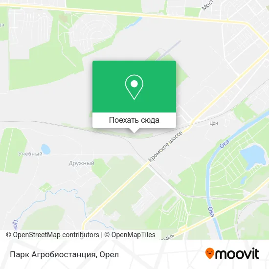 Карта Парк Агробиостанция