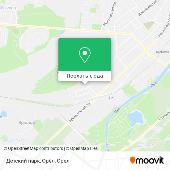 Карта Детский парк, Орёл