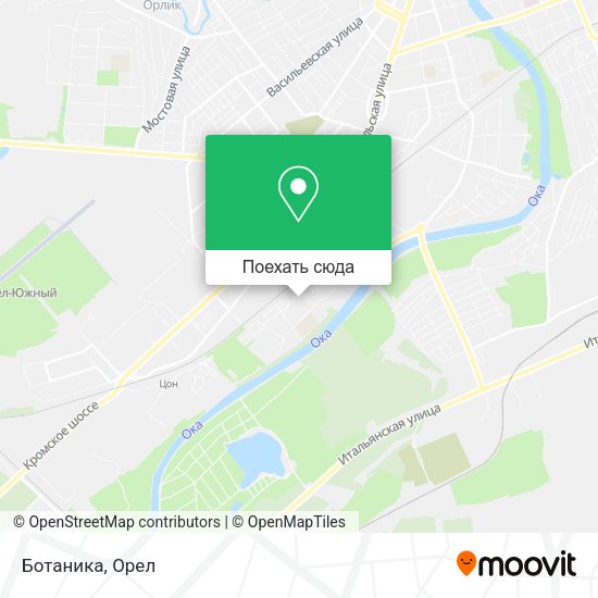 Карта Ботаника