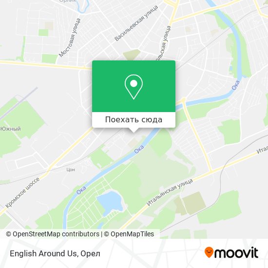 Карта English Around Us