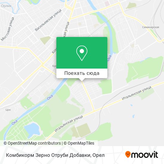 Карта Комбикорм Зерно Отруби Добавки