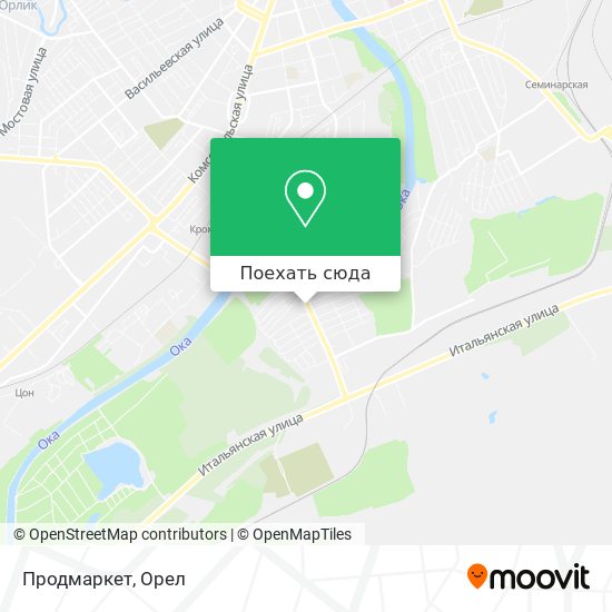 Карта Продмаркет