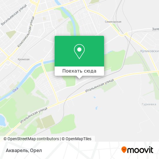 Карта Акварель