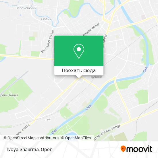 Карта Tvoya Shaurma