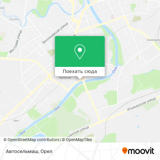 Карта Автосельмаш