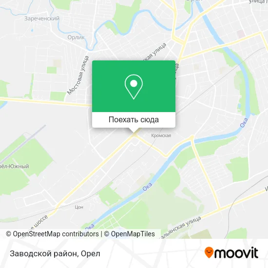 Карта Заводской район