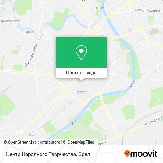 Карта Центр Народного Творчества