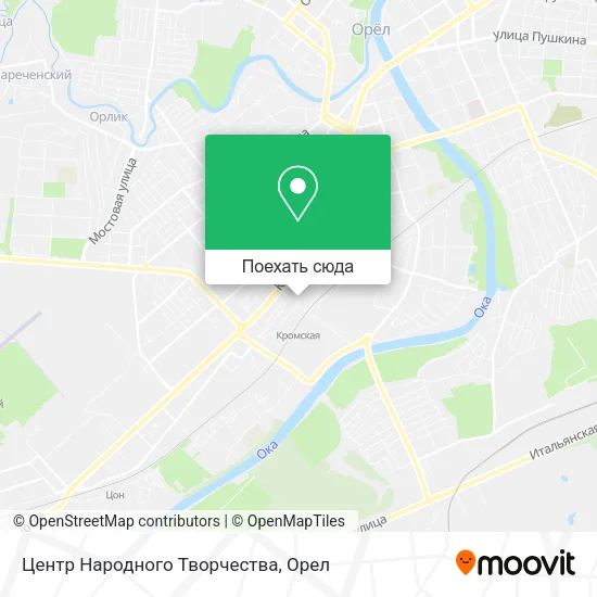 Карта Центр Народного Творчества