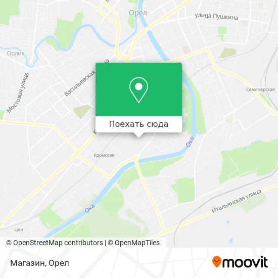 Карта Магазин