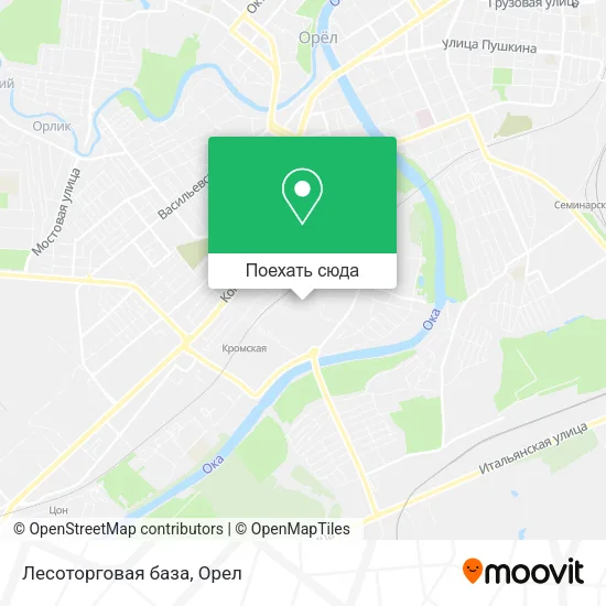 Карта Лесоторговая база