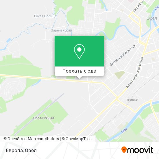 Карта Европа