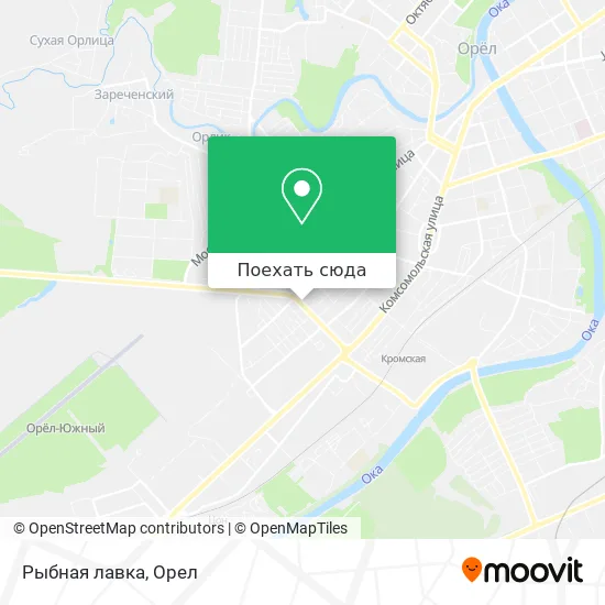 Карта Рыбная лавка