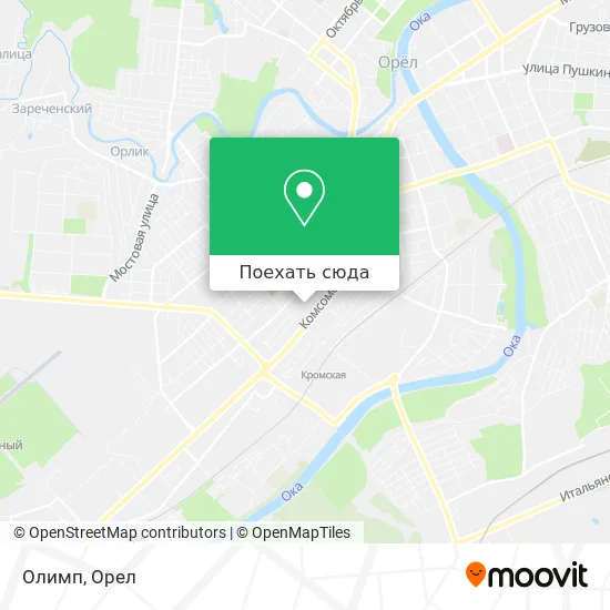 Карта Олимп