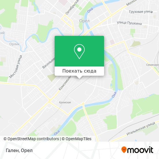 Карта Гален