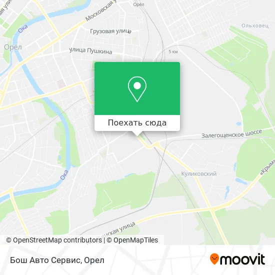 Карта Бош Авто Сервис