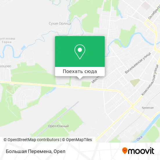 Карта Большая Перемена