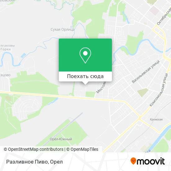 Карта Разливное Пиво