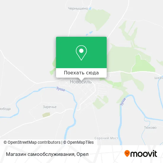 Карта Магазин самообслуживания