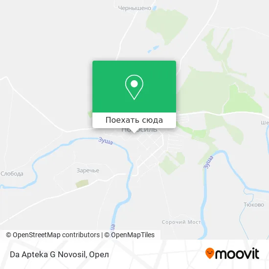 Карта Da Apteka G Novosil