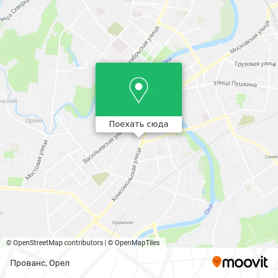 Карта Прованс