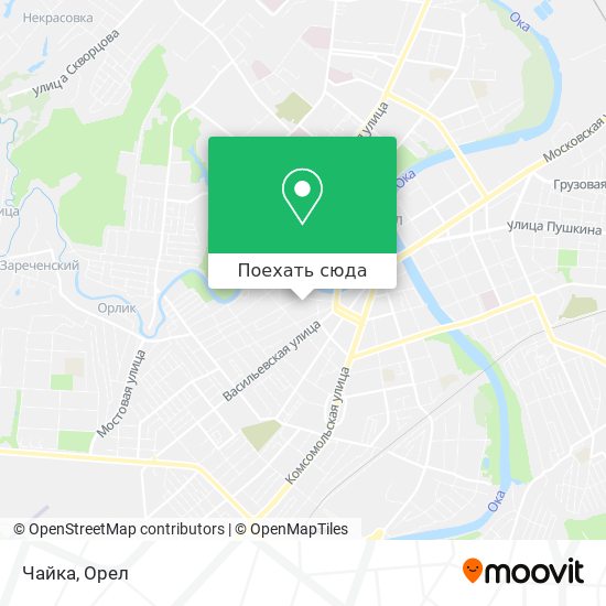 Карта Чайка