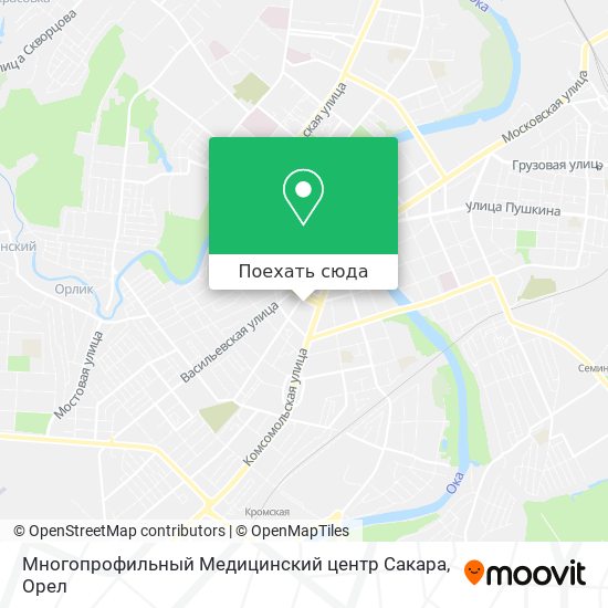 Карта Многопрофильный Медицинский центр Сакара