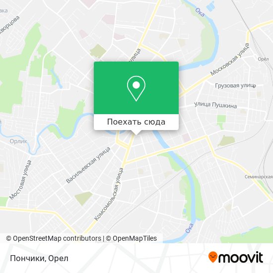 Карта Пончики