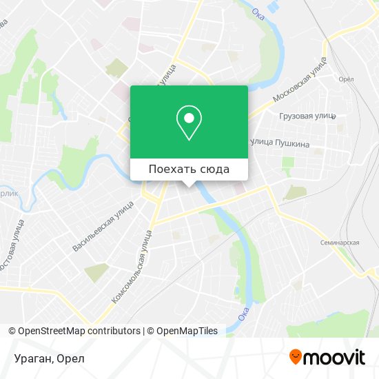 Карта Ураган