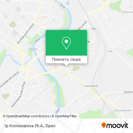 Карта Ip Komissarova Zh.A.