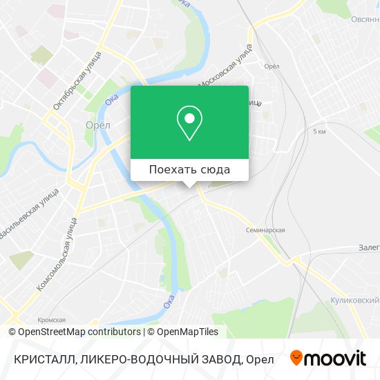 Карта КРИСТАЛЛ, ЛИКЕРО-ВОДОЧНЫЙ ЗАВОД