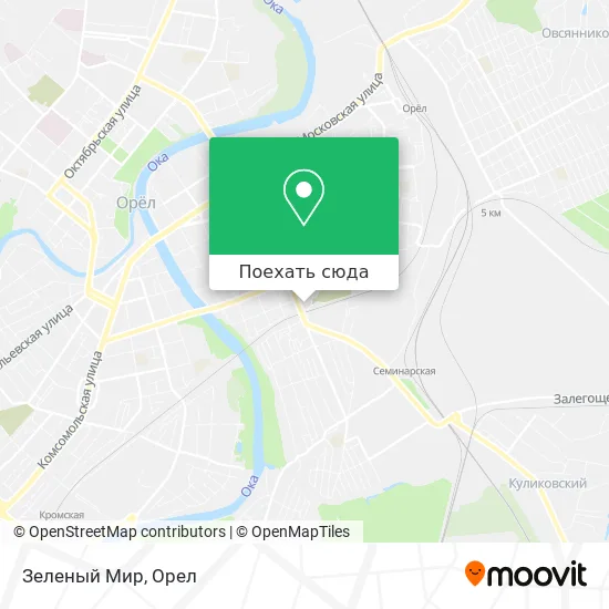 Карта Зеленый Мир