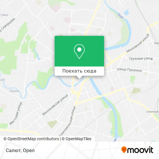 Карта Салют